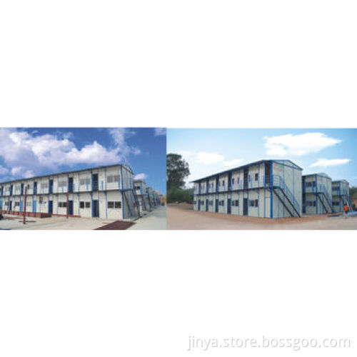 Prefabricated house with light steel structure & customized designs are accepted